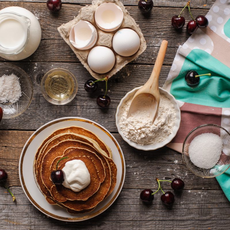 Pancakes & Ingredients